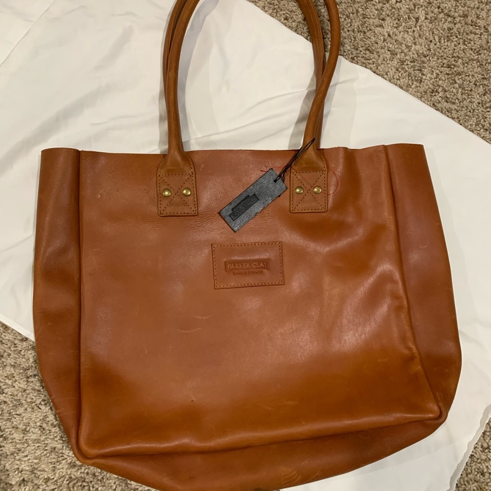 Parker Clay Leather Tote